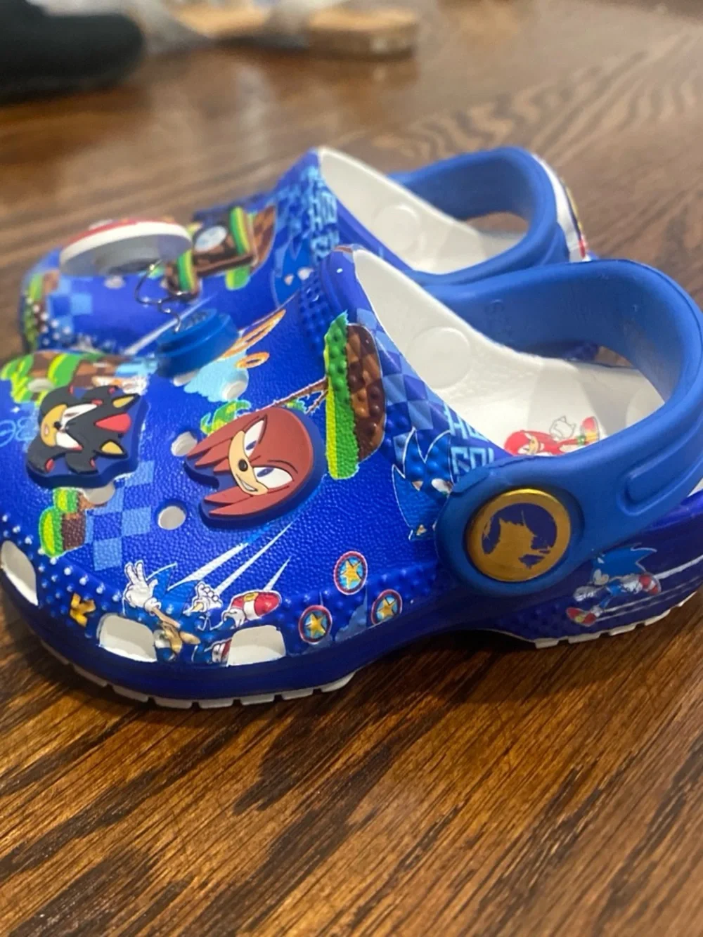 CROCS Blue Sonic Character Kids Clog Sandals